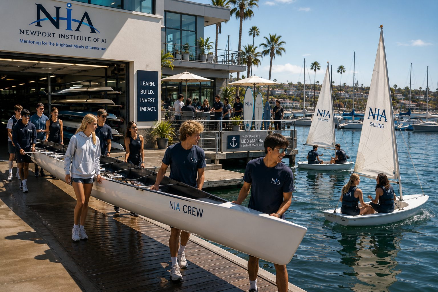 NIA Crew — planned rowing team on Newport Harbor